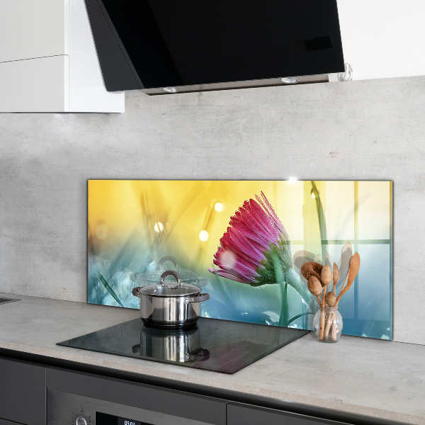 Panel nad blat kuchenny Delikatna Stokrotka na Łące