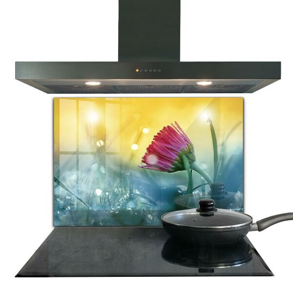 Panel nad blat kuchenny Delikatna Stokrotka na Łące