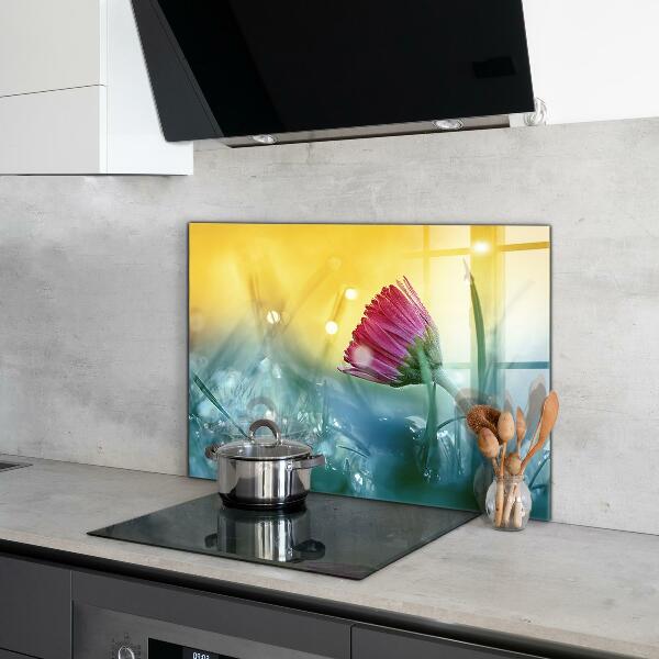 Panel nad blat kuchenny Delikatna Stokrotka na Łące