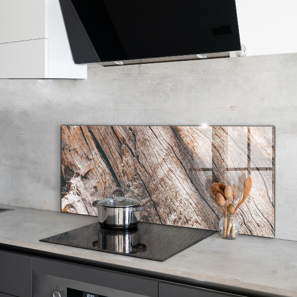 Panel szklany do kuchni Kora Drzewa Tekstura Pnia