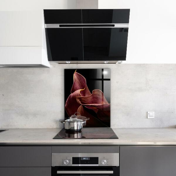 Panel szklany do kuchni Elegancki Delikatny Liść