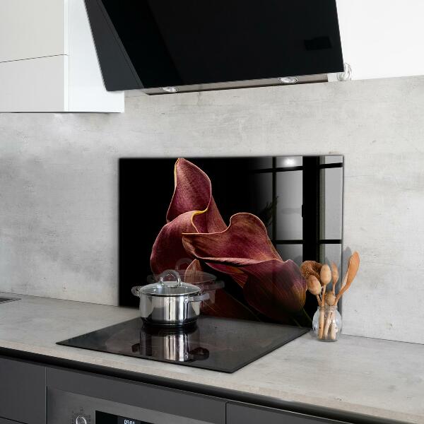 Panel szklany do kuchni Elegancki Delikatny Liść