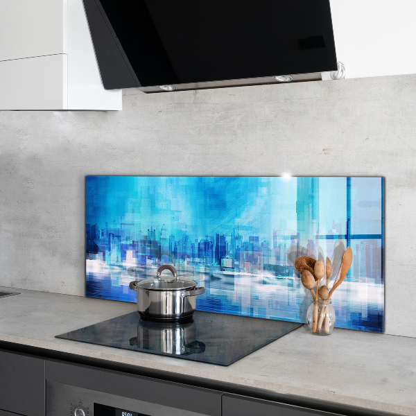 Panel szklany do kuchni Panorama Manhattan Nowy- Jork