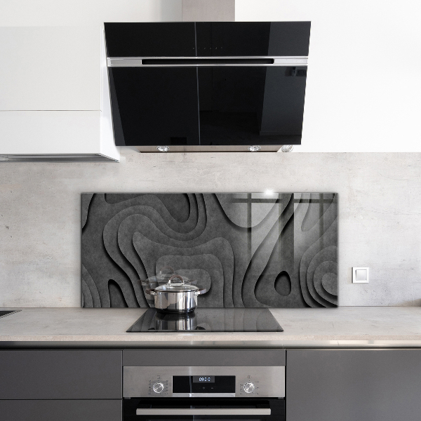 Panel szklany do kuchni Szara Tekstura Abstrakcja