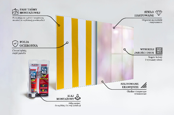 Szkło na ścianę do kuchni Kwitnący Bez Lato w Ogrodzie