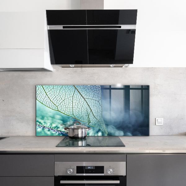 Lacobel do kuchni Delikatny Liść Tekstura