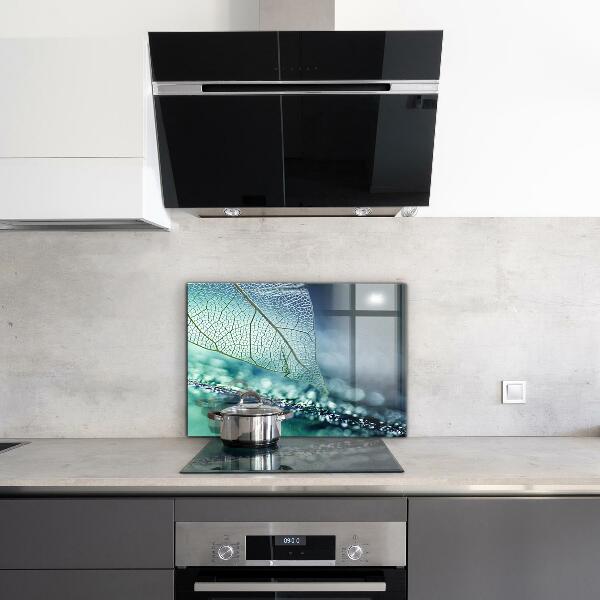 Lacobel do kuchni Delikatny Liść Tekstura