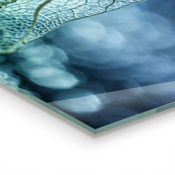 Lacobel do kuchni Delikatny Liść Tekstura