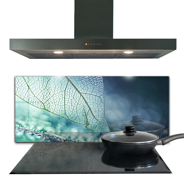 Lacobel do kuchni Delikatny Liść Tekstura