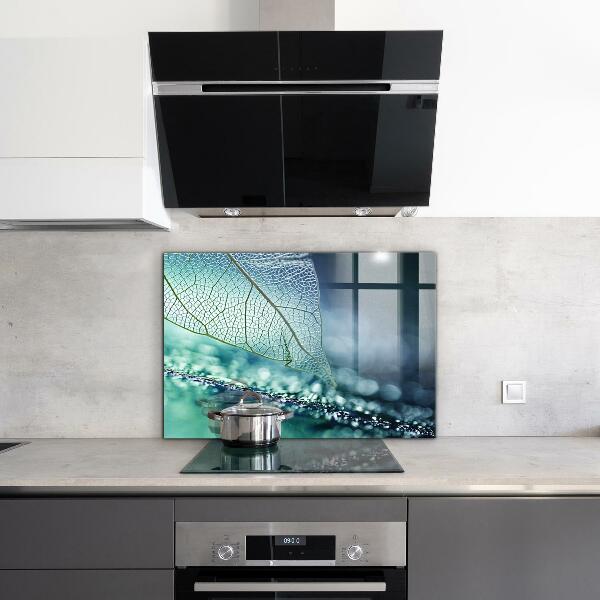 Lacobel do kuchni Delikatny Liść Tekstura