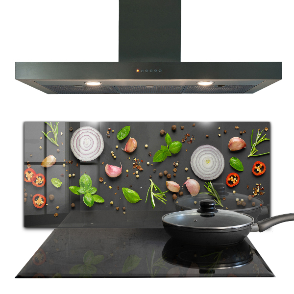 Panel kuchenny szklany Przyprawy Kuchnia Włoska