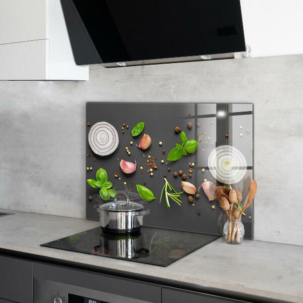 Panel kuchenny szklany Przyprawy Kuchnia Włoska