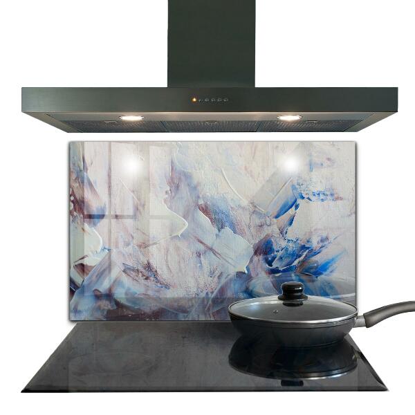 Panel szklany do kuchni Tekstura Farby Abstrakcja