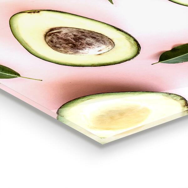 Panel kuchenny szklany Kompozycja z Awokado