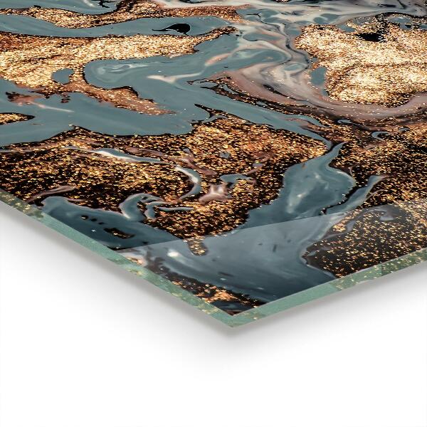 Lacobel do kuchni Marmur Sztuka Abstrakcja