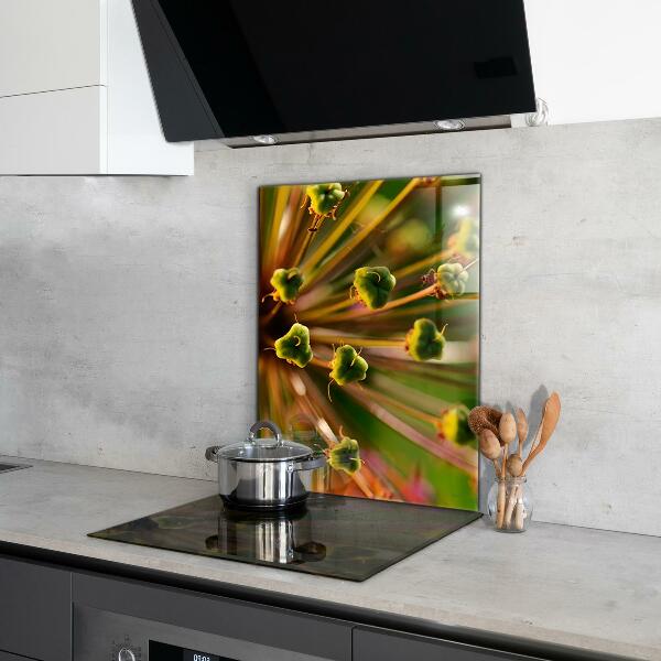 Szkło na ścianę do kuchni Kwiat makro fotografia