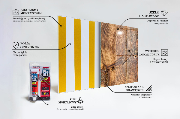 Lacobel do kuchni Tekstura Pnia