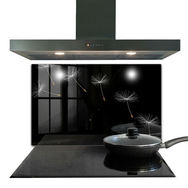 Szkło na ścianę do kuchni Dmuchawce na Wietrze