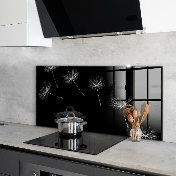 Szkło na ścianę do kuchni Dmuchawce na Wietrze