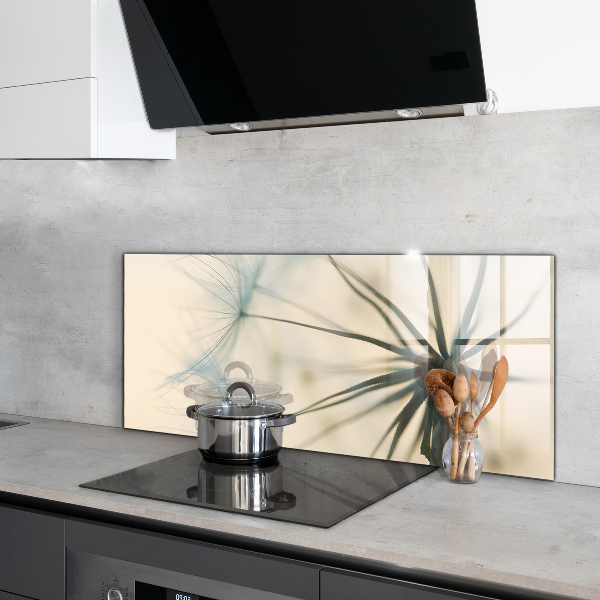 Szkło na ścianę do kuchni Piękny Delikatny Dmuchawiec