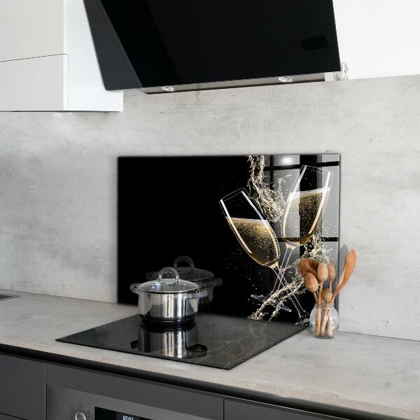 Panel szklany do kuchni Toast Szampańska Noc