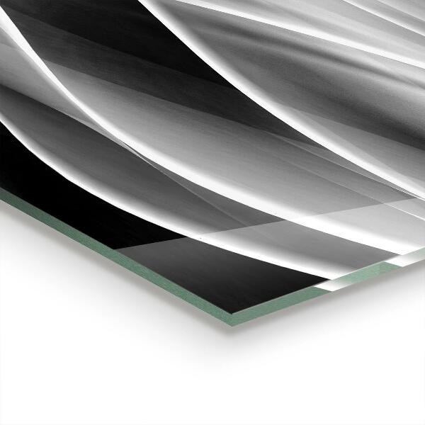 Panel szklany do kuchni Fale Abstrakcja