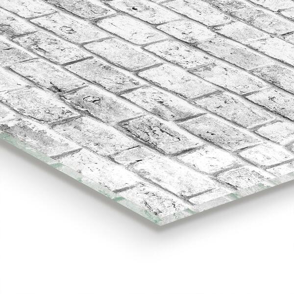 Lacobel do kuchni Szara Cegła Naturalny Kamień