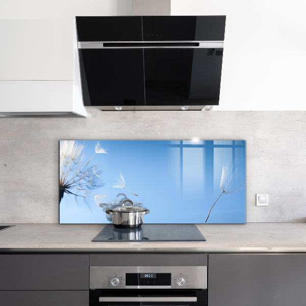 Szkło na ścianę do kuchni Delikatne Dmuchawce