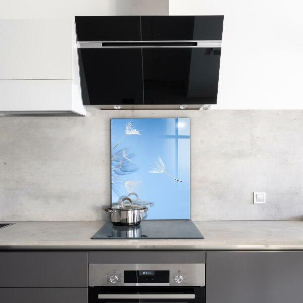 Szkło na ścianę do kuchni Delikatne Dmuchawce