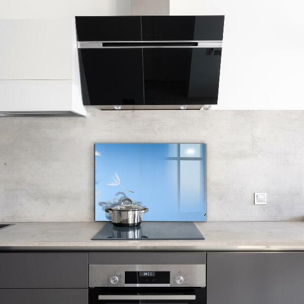 Szkło na ścianę do kuchni Delikatne Dmuchawce