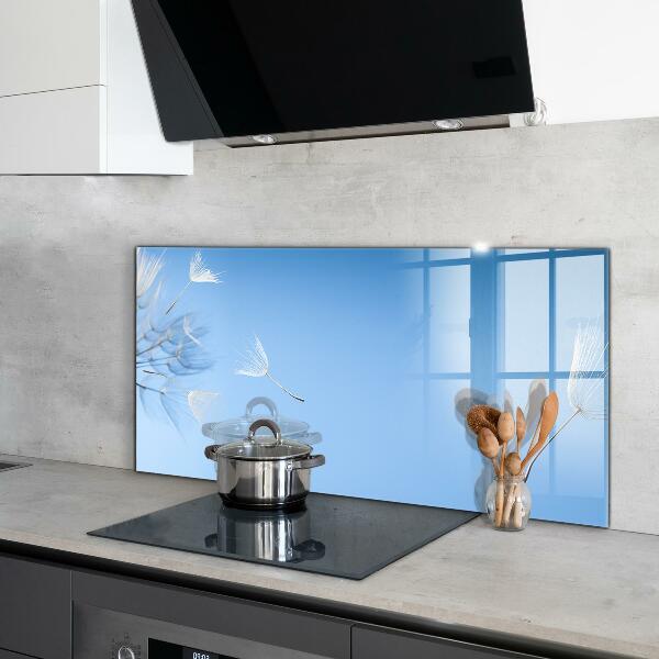 Szkło na ścianę do kuchni Delikatne Dmuchawce