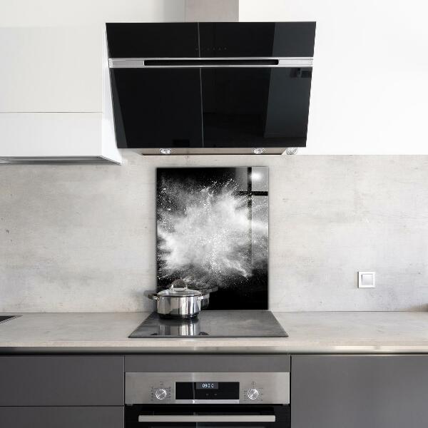 Panel szklany do kuchni Wybuch Proszku Abstrakcja