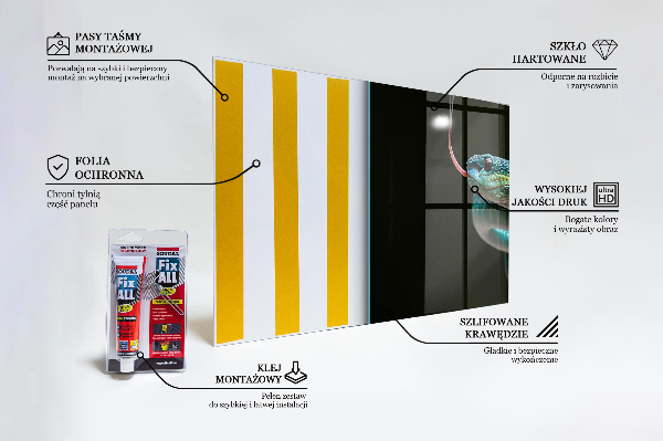 Panel szklany do kuchni Wąż Dzika Przyroda