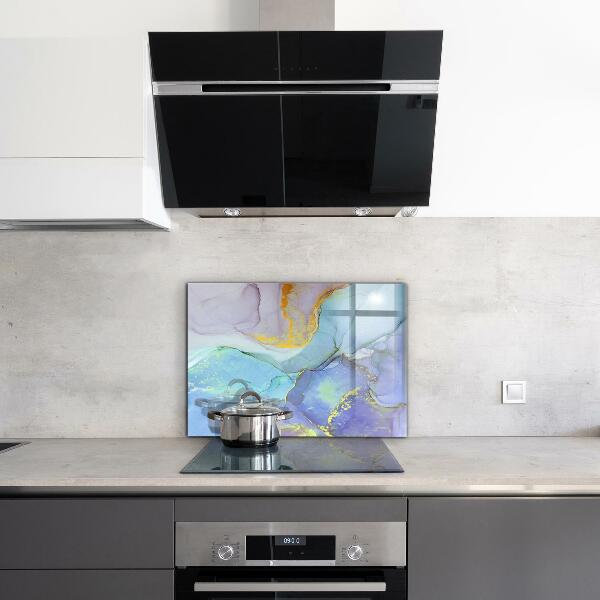 Panel szklany do kuchni Energia Błękitu Abstrakcja