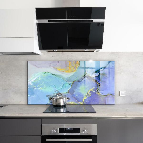Panel szklany do kuchni Energia Błękitu Abstrakcja