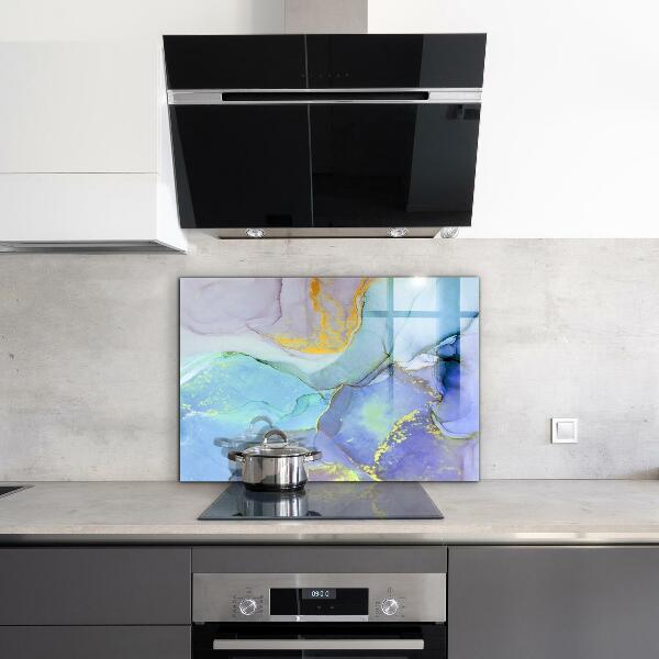 Panel szklany do kuchni Energia Błękitu Abstrakcja