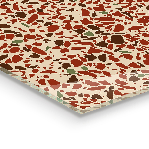 Szkło do kuchni na ścianę Struktura Terrazzo Kamień