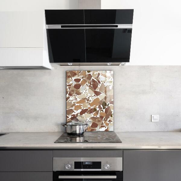 Szkło do kuchni na ścianę Terrazzo Kamień Naturalny
