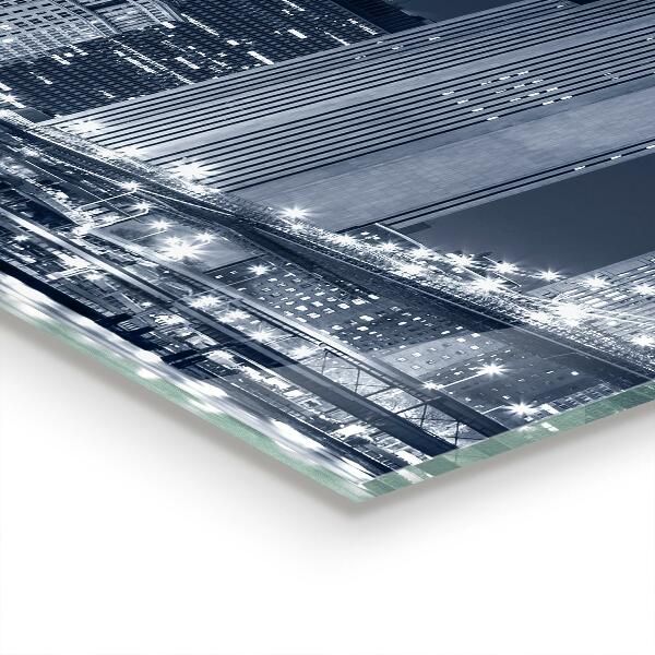 Panel szklany do kuchni Most Brookliński Manhattan