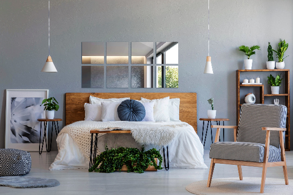 Płytki lustrzane 6 szt. 16x16 cm