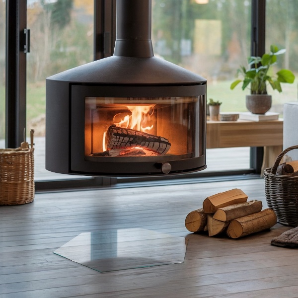 Szkło hartowane pod kominek h40