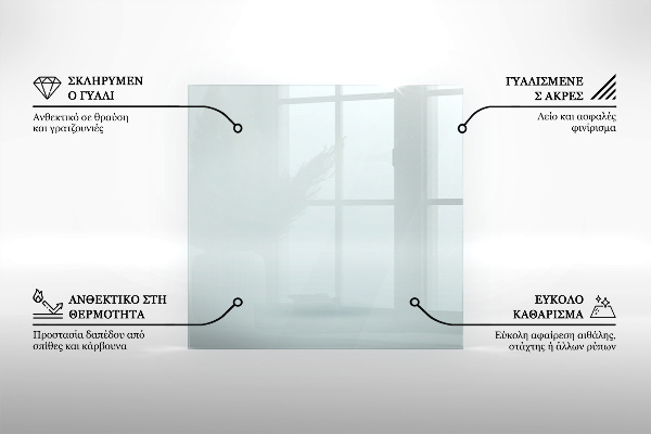 Szkło pod kominek 60x60 cm
