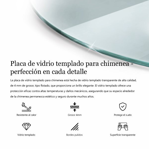 Podkładka pod kominek 100x100 cm