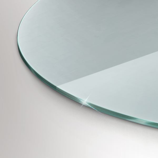 Szkło hartowane pod kominek fi100 cm