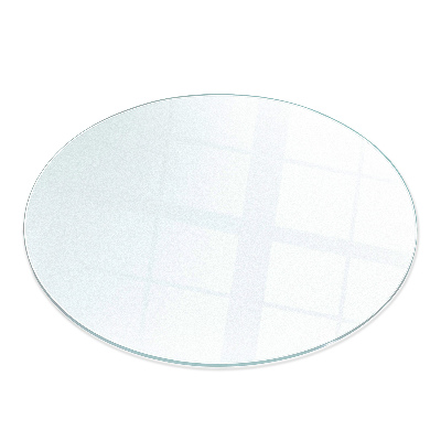Okrągłe szkło pod kominek półprzezroczyste fi80 cm