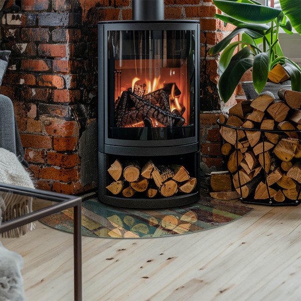 Płyta pod piec Deski w różnych odcieniach