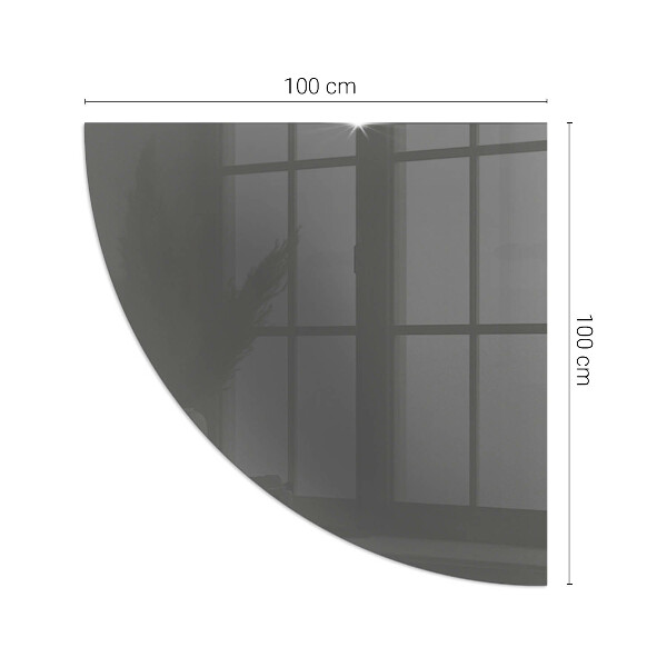 Szyba hartowana pod kominek Kolor Szaro-brązowy