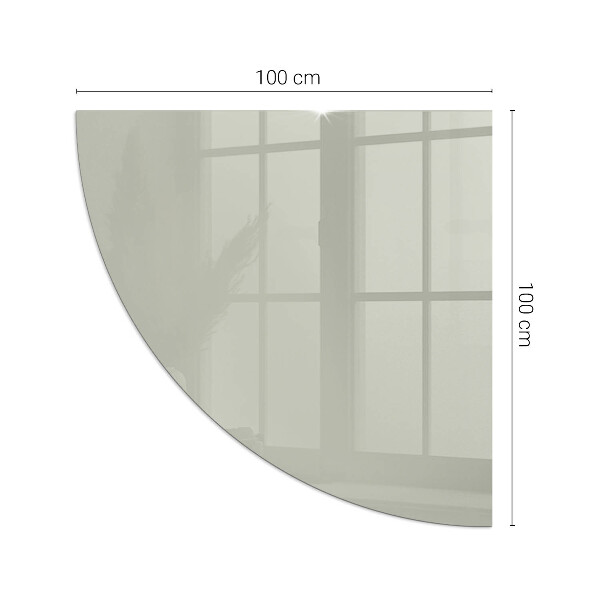 Szyba hartowana pod kominek Kolor Szaro-zielony