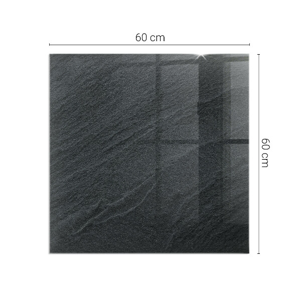 Szkło hartowane pod kominek Tekstura kamienia naturalnego