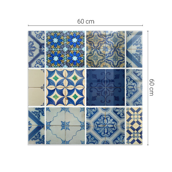 Panel kominkowy Wzory ceramicznych płytek